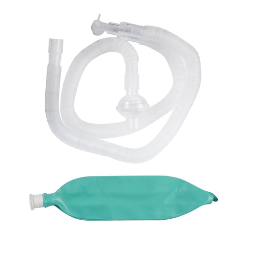 Anesthesia Breathing Circuit Ultra Flex Expandable Tube 72 Inch Tube Dual Limb Adult 3 Liter Bag Single Patient Use