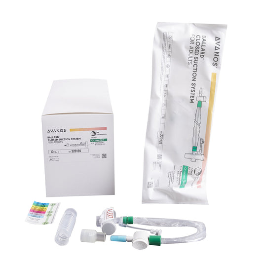 Kimvent Closed Suction Catheter, Tracheostomy Type, 12 Inch Length