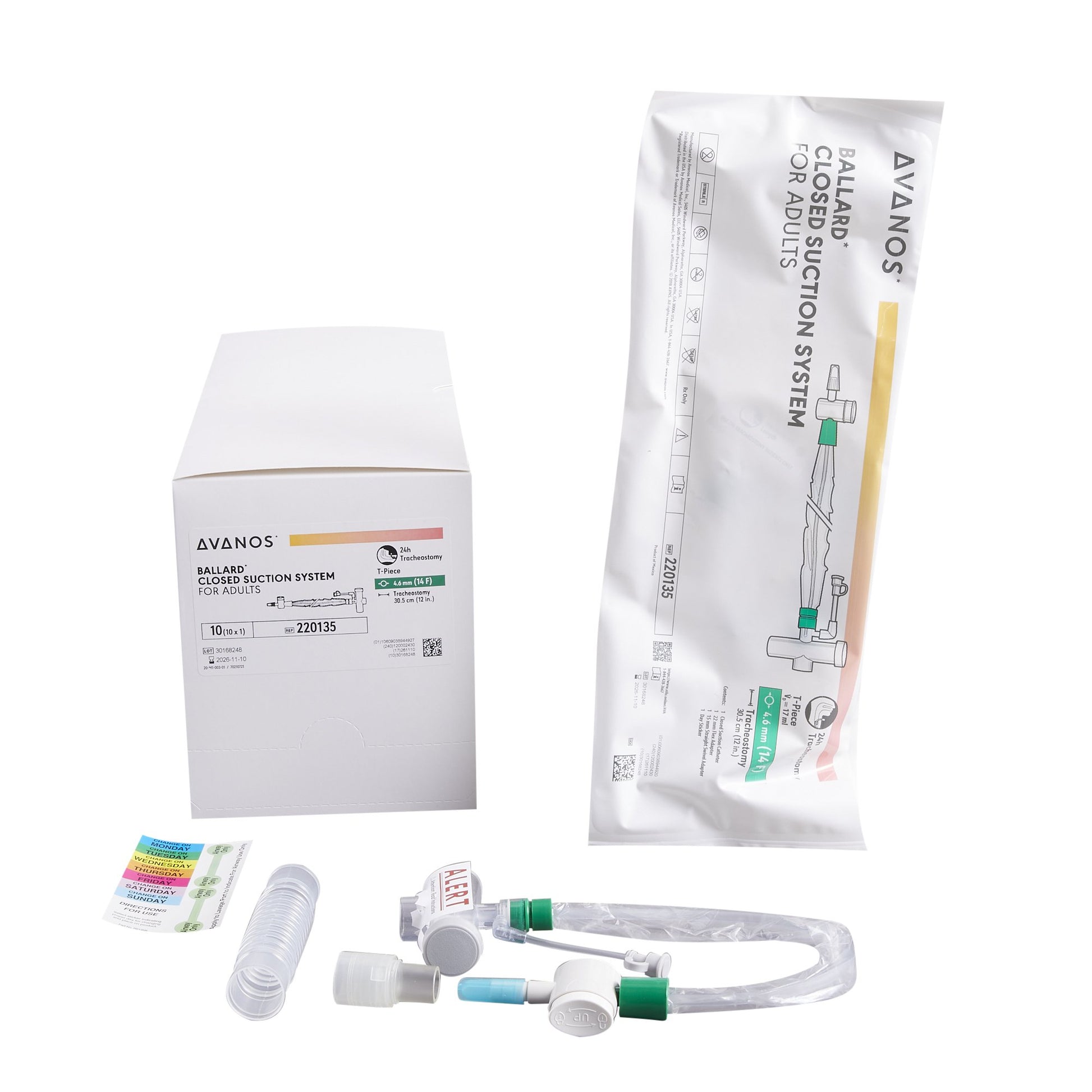 Kimvent Closed Suction Catheter, Tracheostomy Type, 12 Inch Length