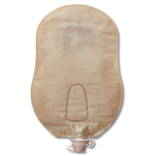 Urostomy Pouch Premier™ One-Piece System 9 Inch Length Convex, Pre-Cut 1-1/2 Inch Stoma Drainable
