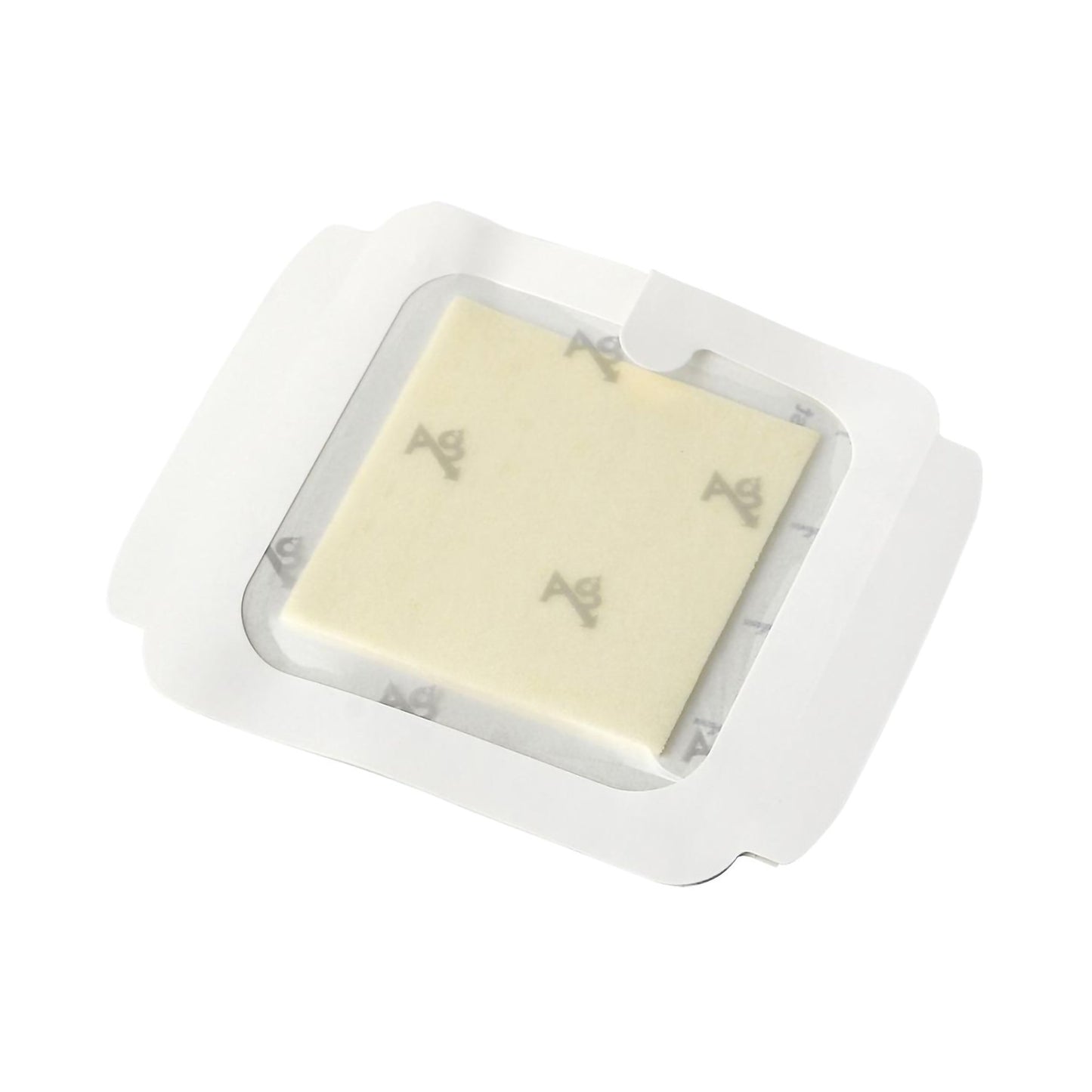 Optifoam Ag+ Foam Dressing with Silver, 4 x 4 Inch