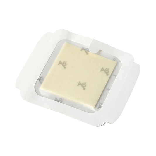 Optifoam Ag+ Foam Dressing with Silver, 4 x 4 Inch