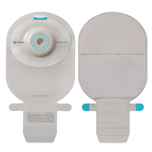 SenSura Mio Flat 1-Piece Opaque Ostomy Pouch, 30 mm Stoma