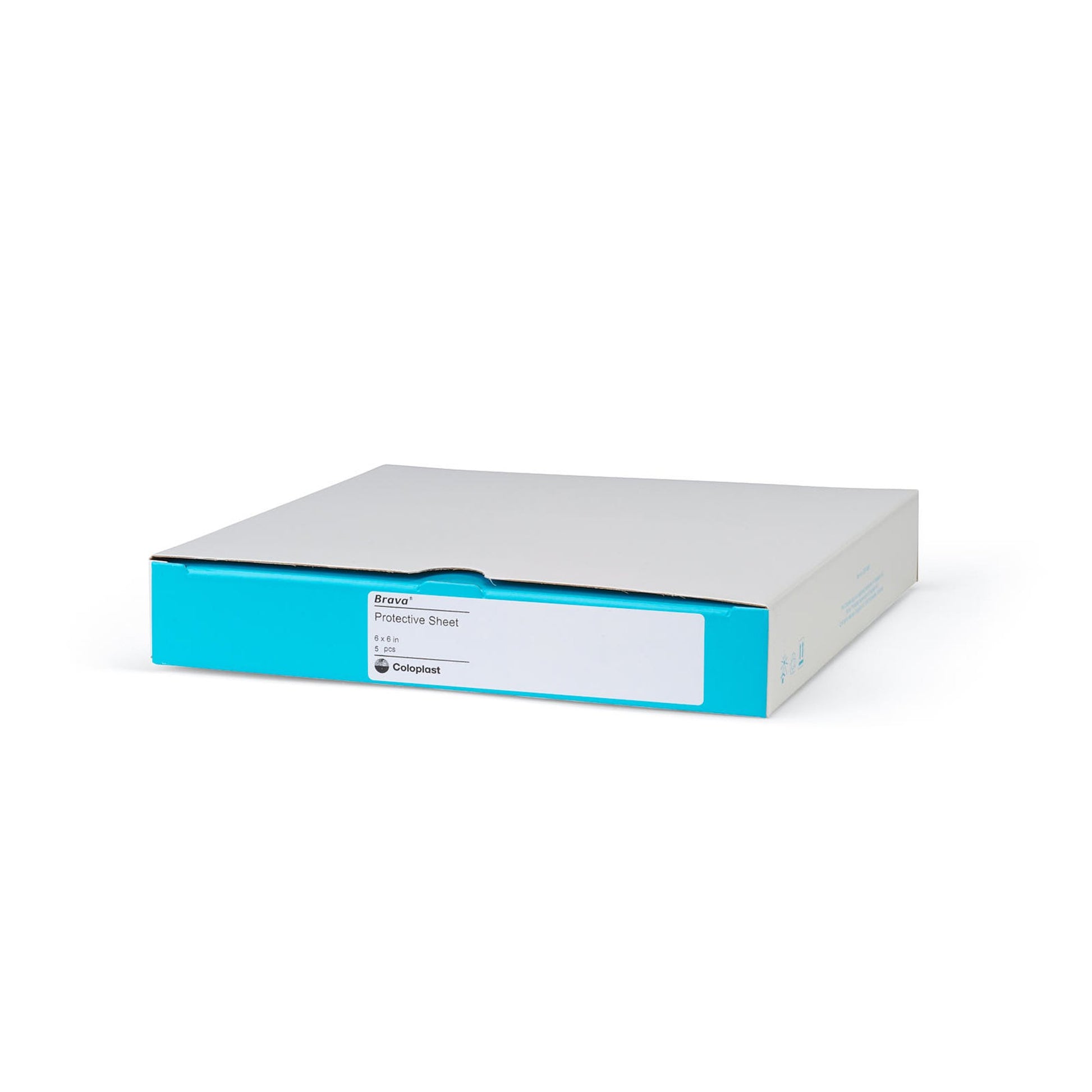 Brava Stoma Skin Protective Sheet Ostomy Barrier with Moist Adhesion, 6 x 6 in.