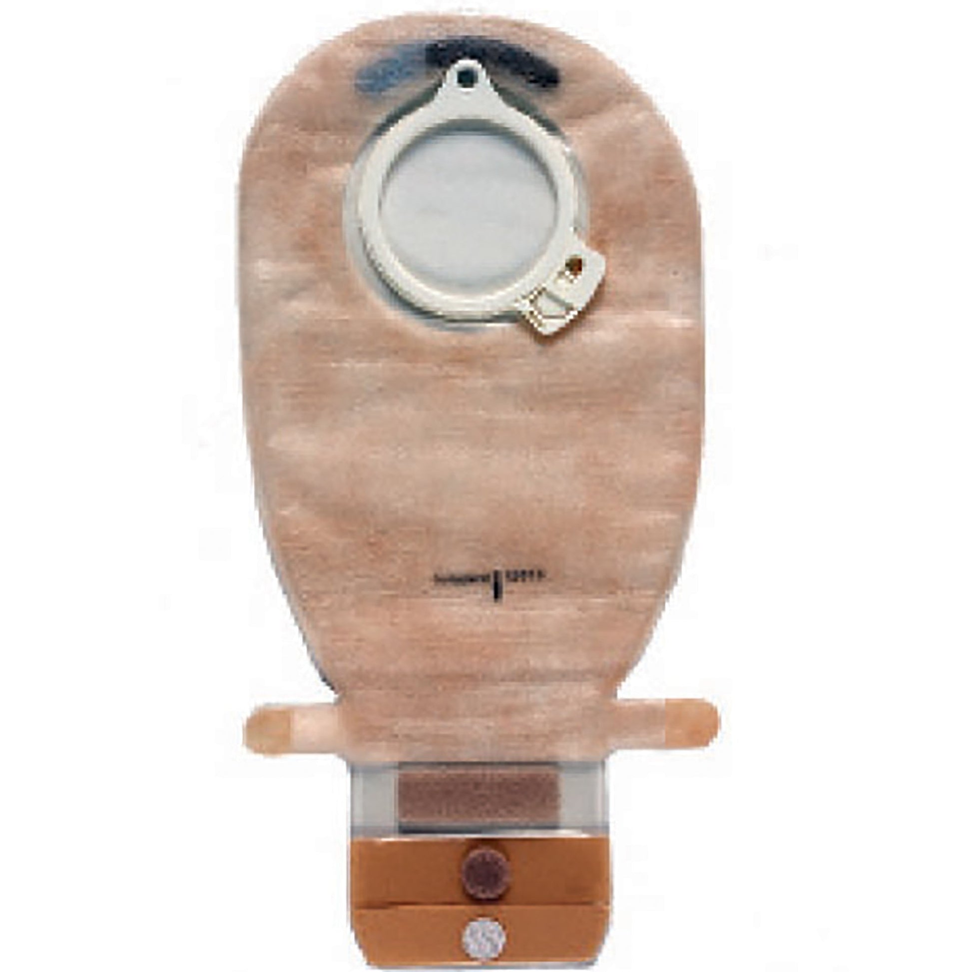 Assura Original Two-Piece Opaque Ostomy Pouch, 50 mm Flange. Red Match