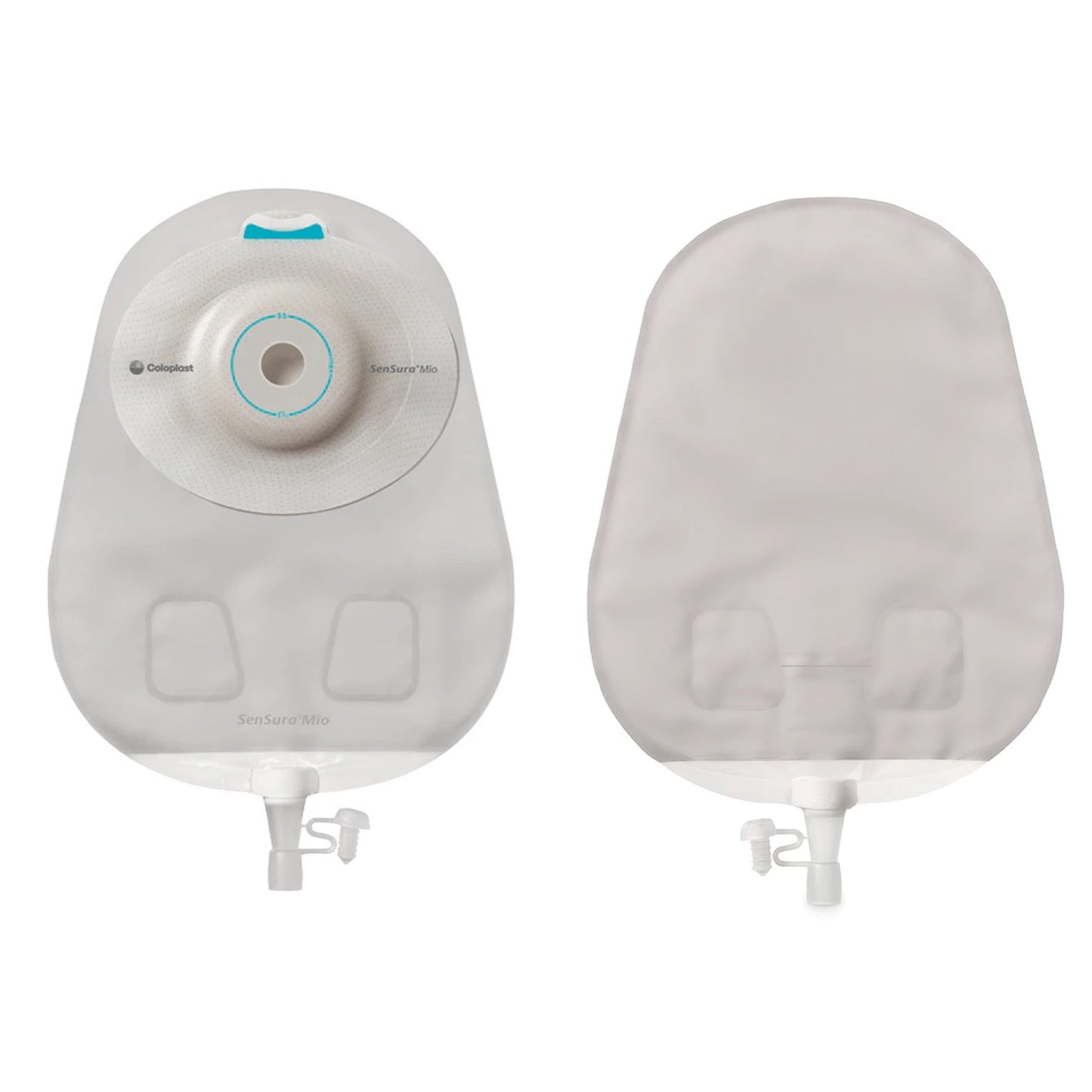 SenSura Mio Convex Deep 1-Piece Transparent Urostomy Pouch, 10 – 43 mm Stomas