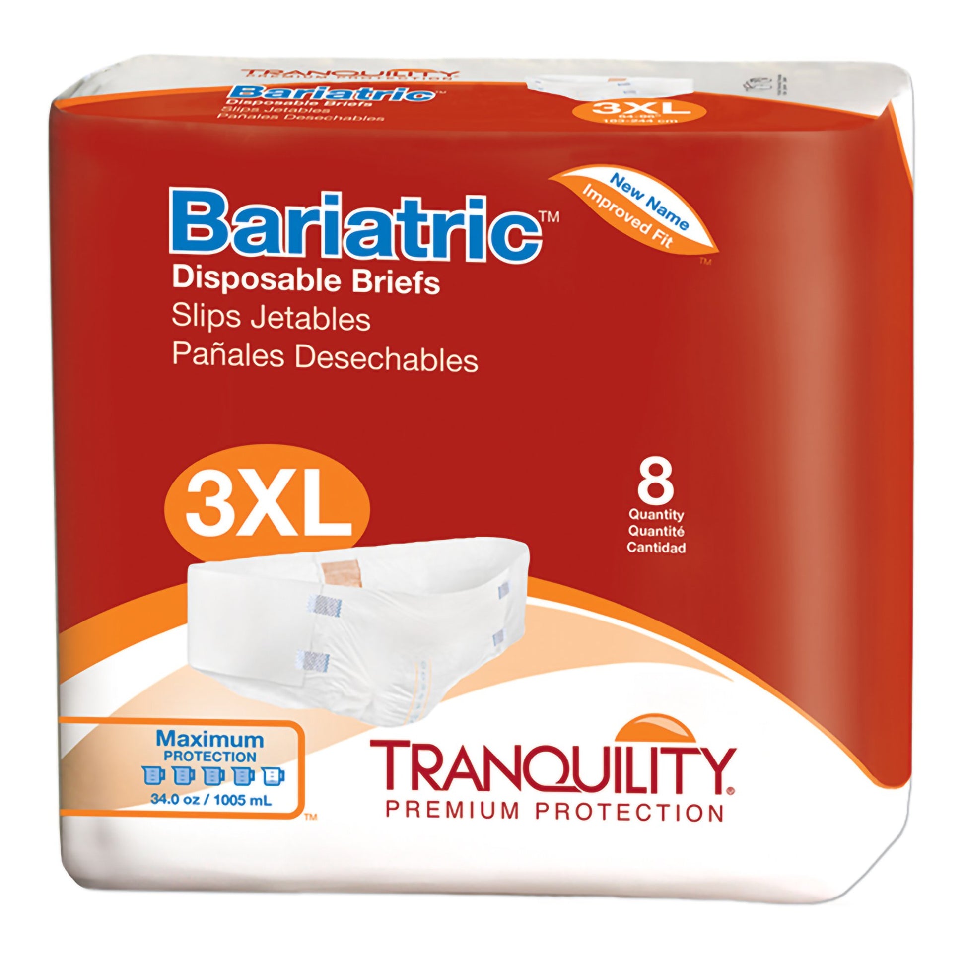 Tranquility Bariatric Maximum Incontinence Brief