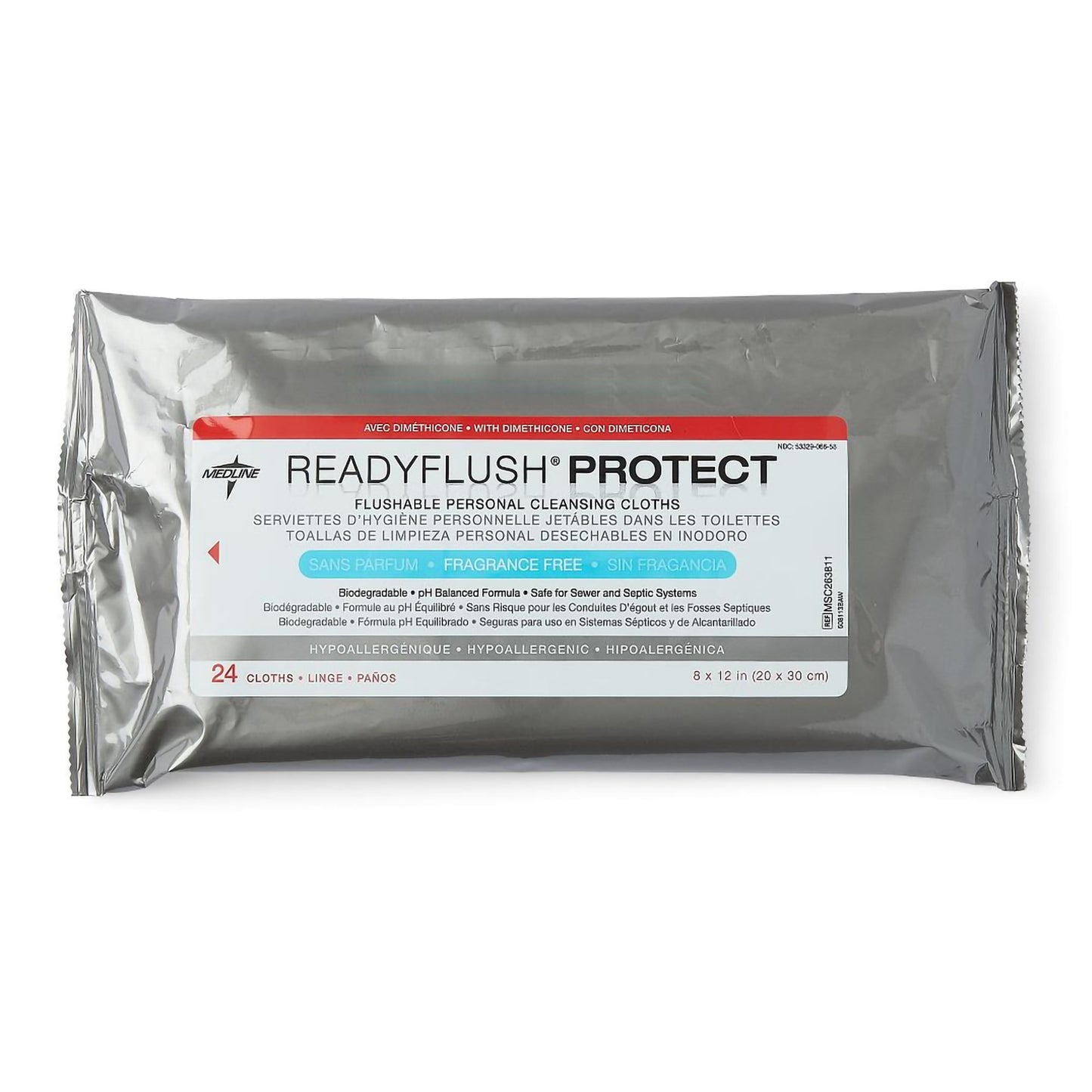 ReadyFlush Protect Flushable Incontinence Care Wipe