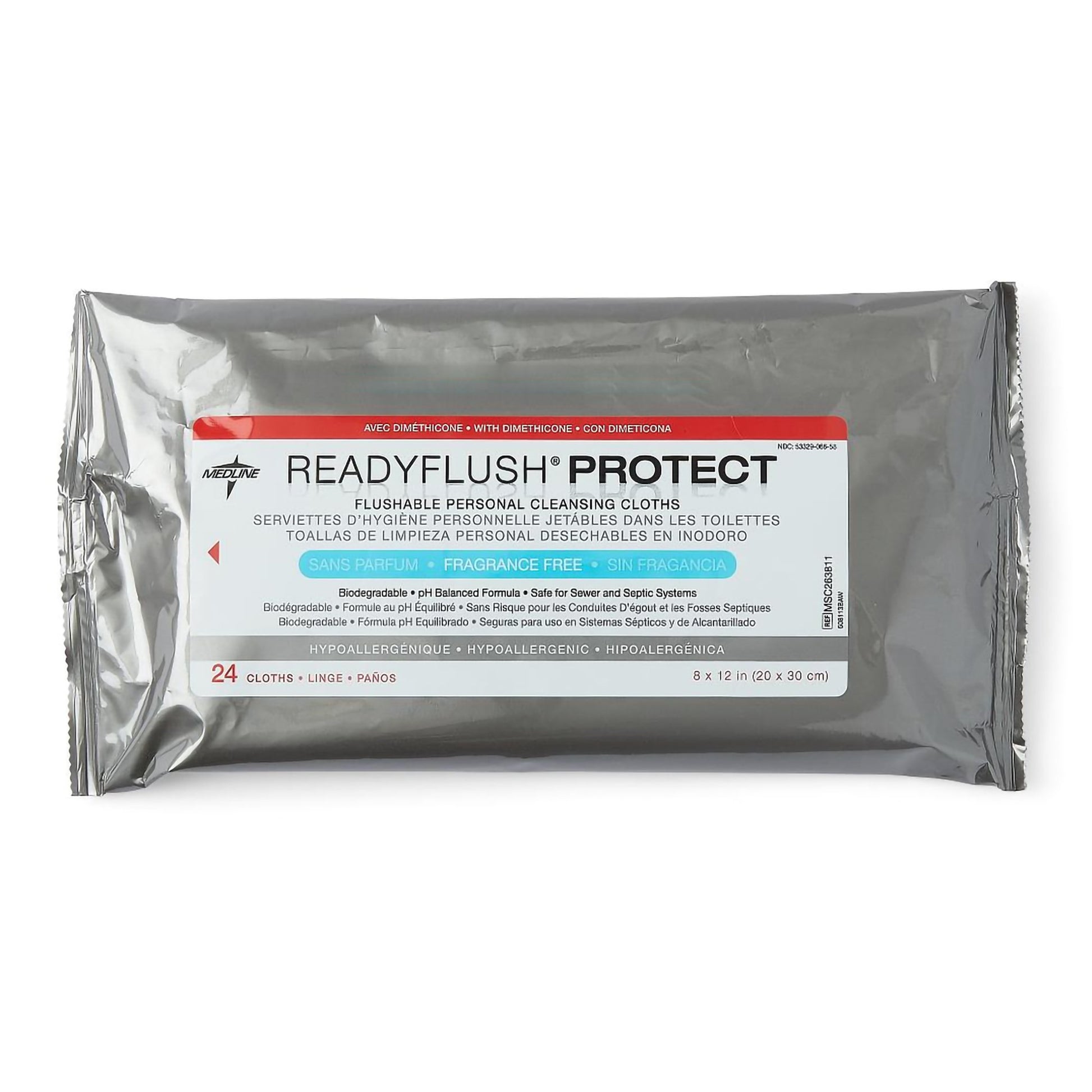 ReadyFlush Protect Flushable Incontinence Care Wipe