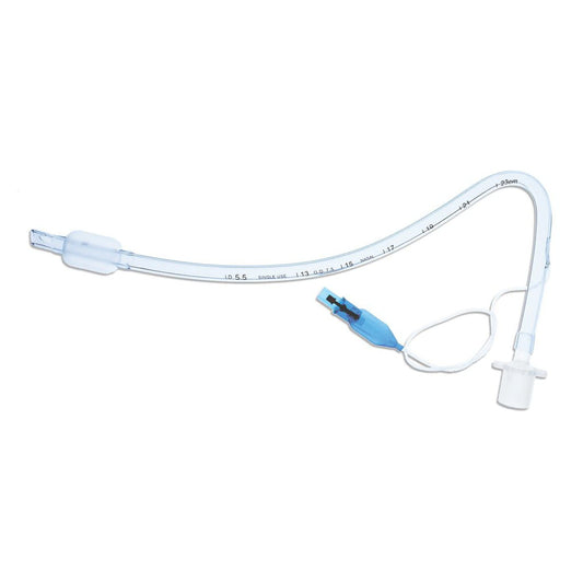 Cuffed Endotracheal Tube SunMed 200 mm Length Curved 4.0 mm ID Pediatric Murphy Eye