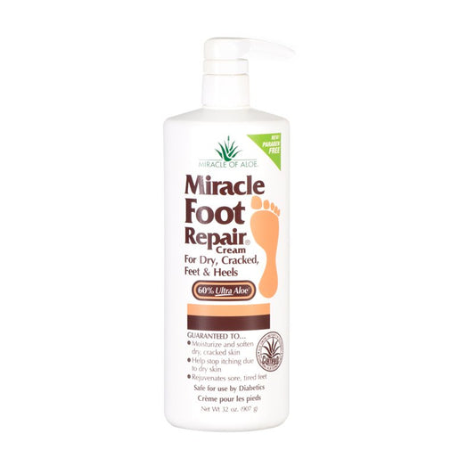 Foot Moisturizer Miracle Foot Repair 32 oz. Pump Bottle Menthol Scent Cream