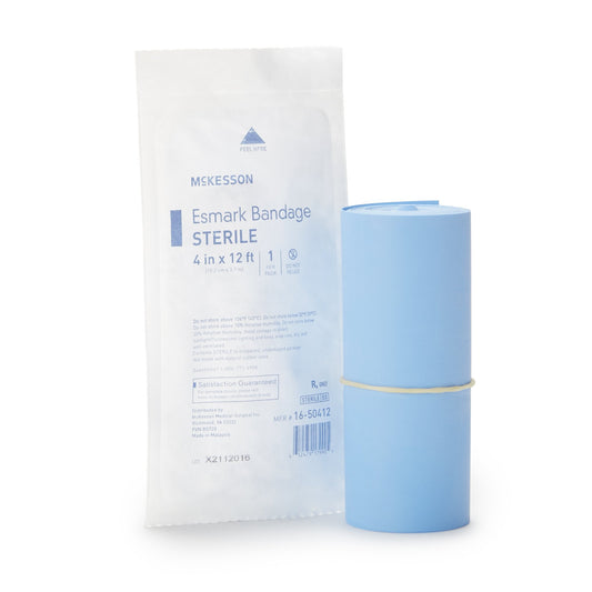 McKesson No Closure Esmark Compression Bandage, 4 Inch x 4 Yard