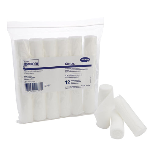 Conco NonSterile Conforming Bandage, 4 Inch x 4-1/10 Yard, 1-Ply