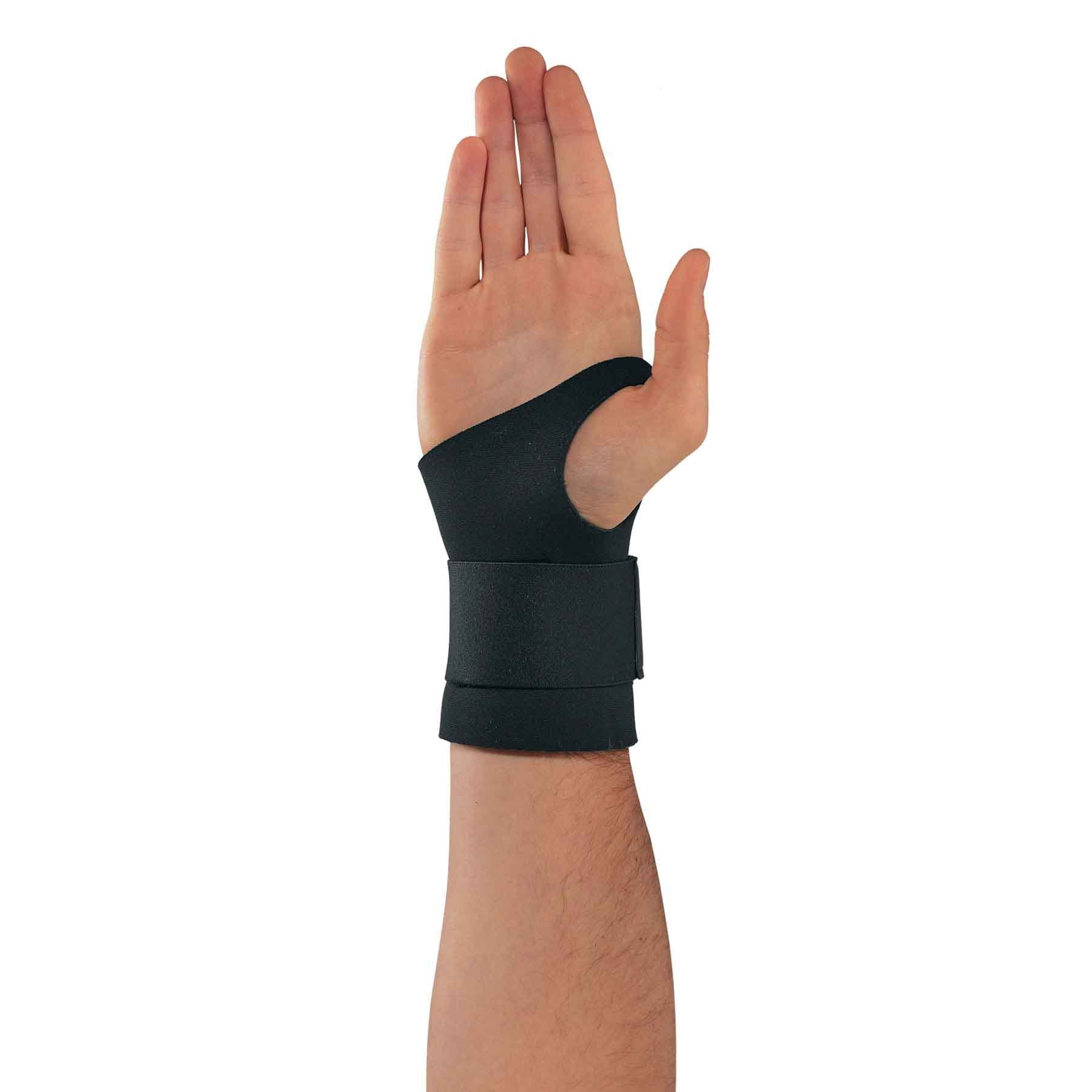 Wrist Support ProFlex 670 Ambidextrous Single Strap Neoprene Left or Right Hand Black Small
