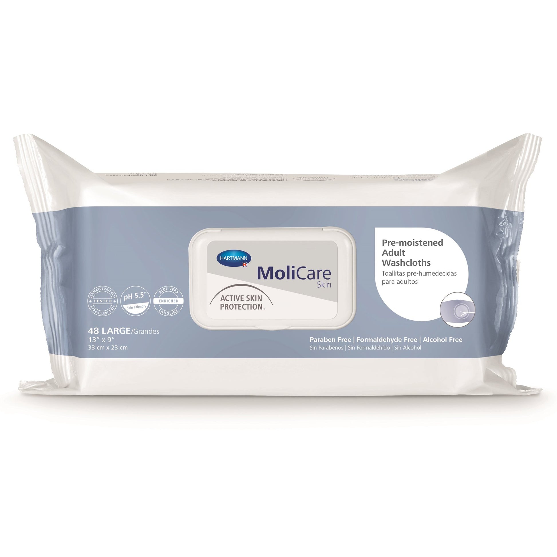 MoliCare Scented Skin Personal Cleansing Wipe, Soft Pack