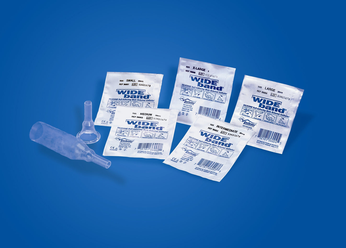Wide Band Male External Catheter