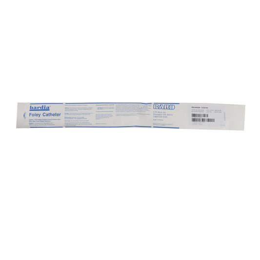 Bardia Silicone Coated Foley Catheter, 16 Fr., 5 cc