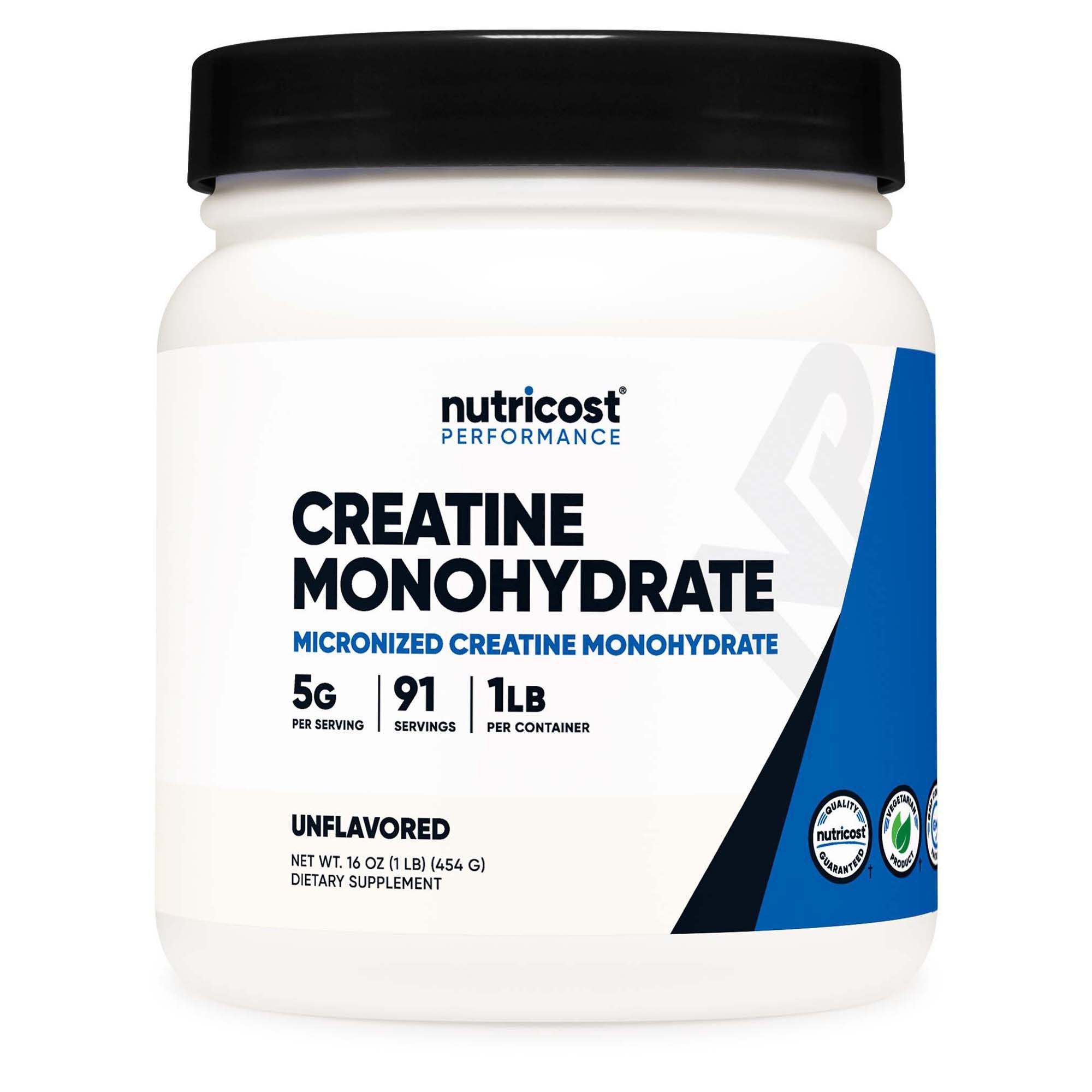 Oral Supplement Nutricost Creatine Monohydrate Unflavored Powder 1 lbs ...
