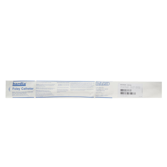 Bardia Silicone Coated Foley Catheter, 18 Fr., 5 cc