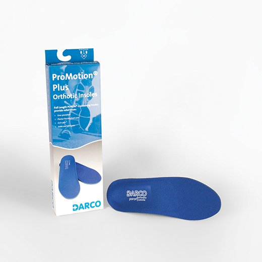 Orthotic Insole DARCO ProMotion Plus EVA / Polyester / Polypropylene / Poron Women 12 to 12.5 / Men 10 to 10.5 Black / Blue