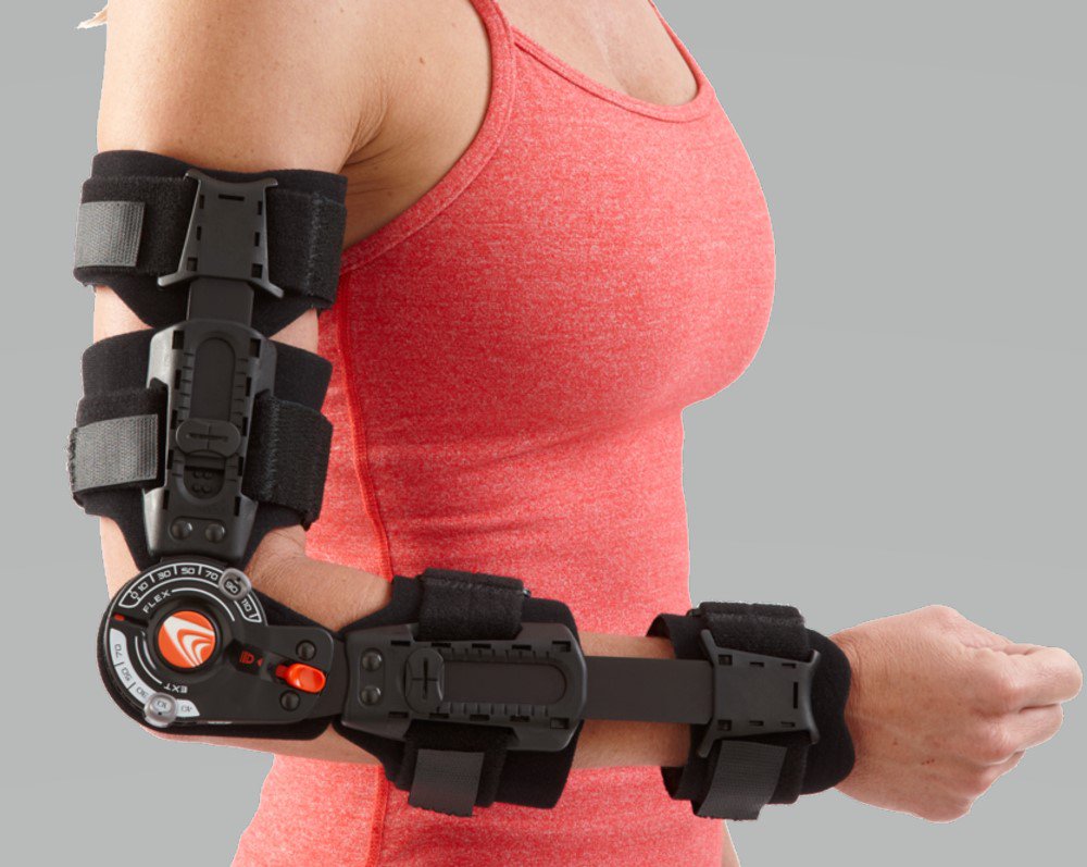 Elbow Support T-Scope Standard Right Elbow Black