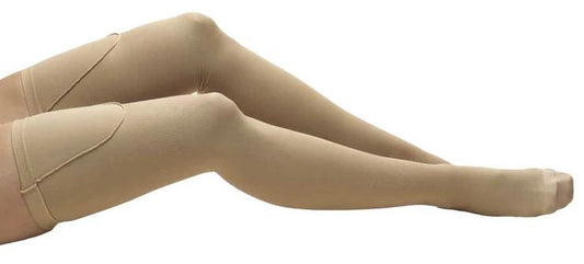 Anti-embolism Stocking Truform Thigh High X-Large Beige Closed Toe