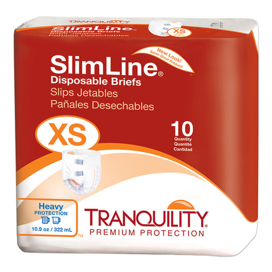 Tranquility SlimLine Heavy Protection Incontinence Brief, Extra Small