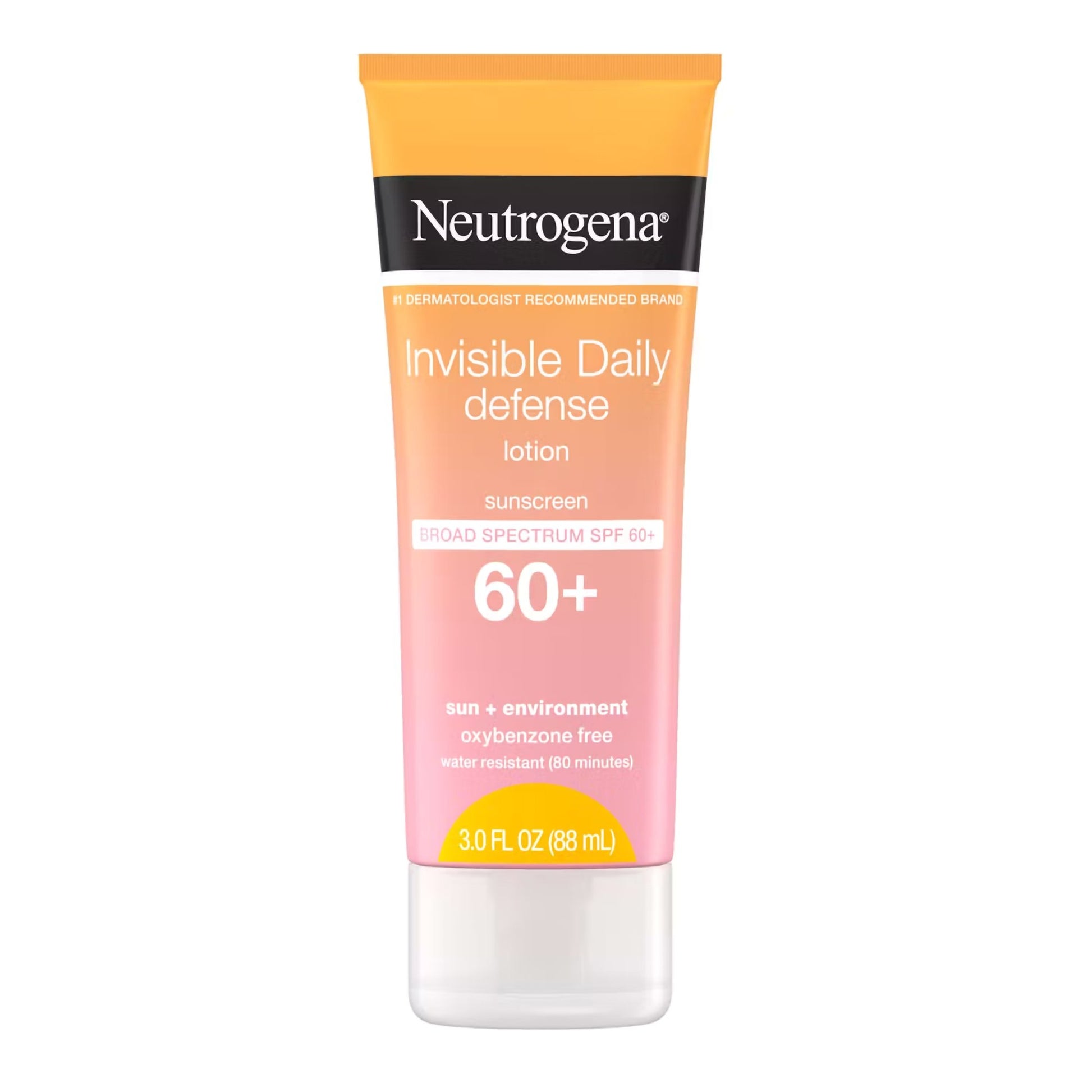 Neutrogena Invisible Daily Defense Sunscreen Lotion SPF 60+, 3-ounce Tube