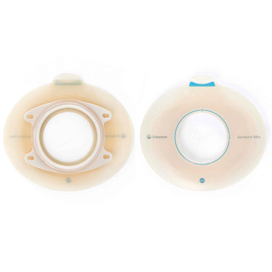 SenSura Mio Click Barrier, 45 mm Stoma Opening, Blue Color Match