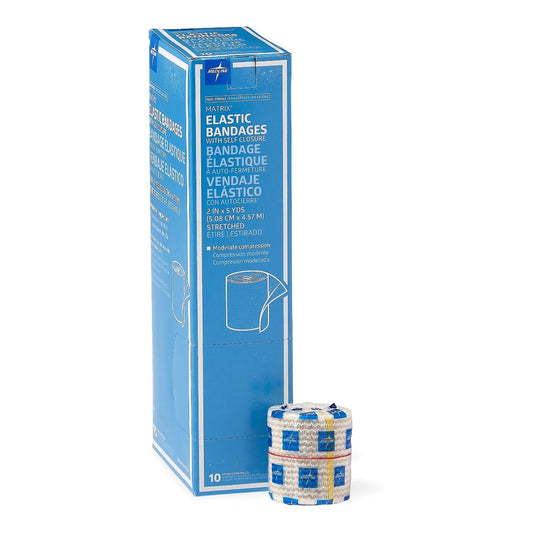 Matrix Double Hook-and-Loop closure Elastic Bandage, 2 Inch x 5 Yard