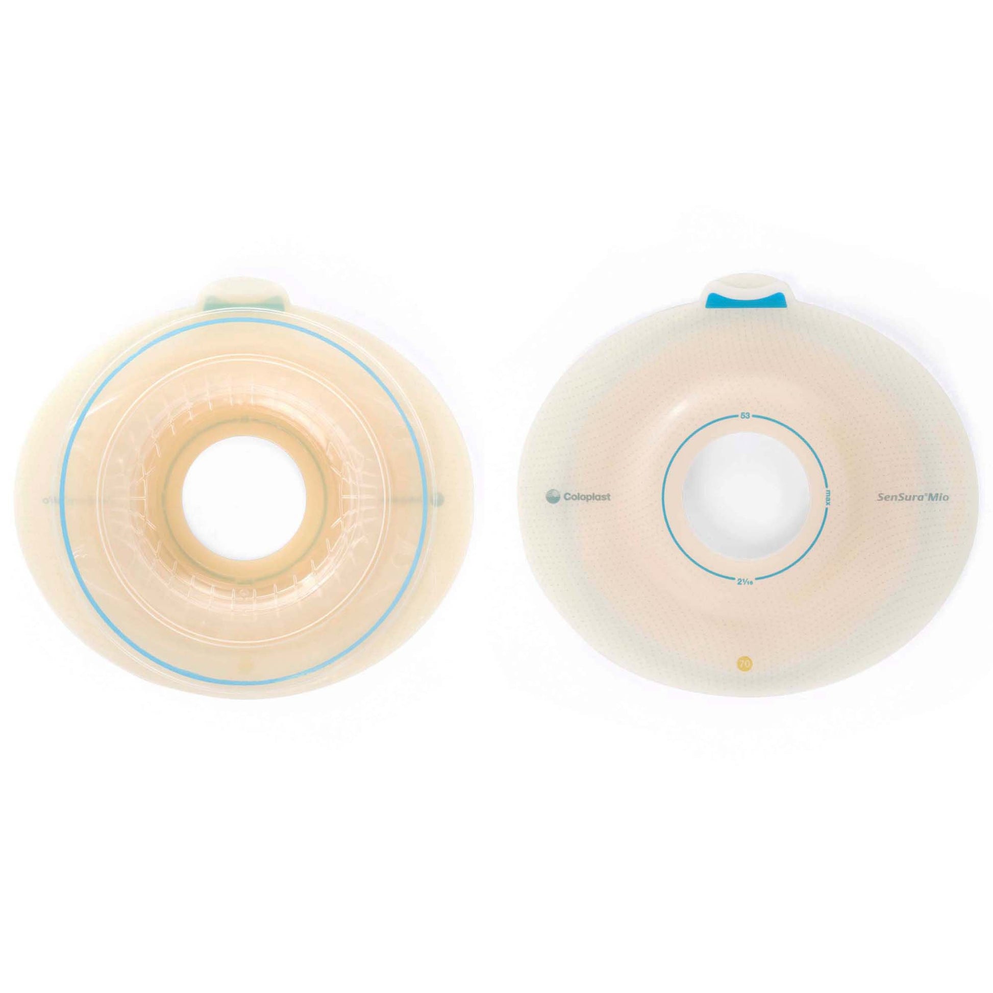 SenSura Mio Convex Flex Ostomy Barrier, 35 mm Stoma Opening, Red Color Match
