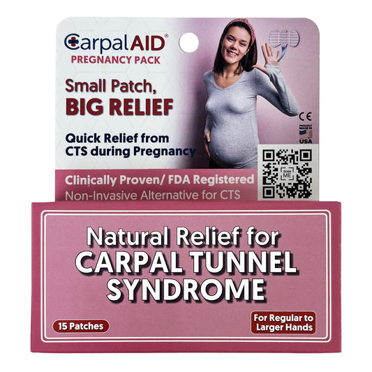 CarpalAid Patch Pregnancy Hand-Based Carpal Tunnel Support, Large