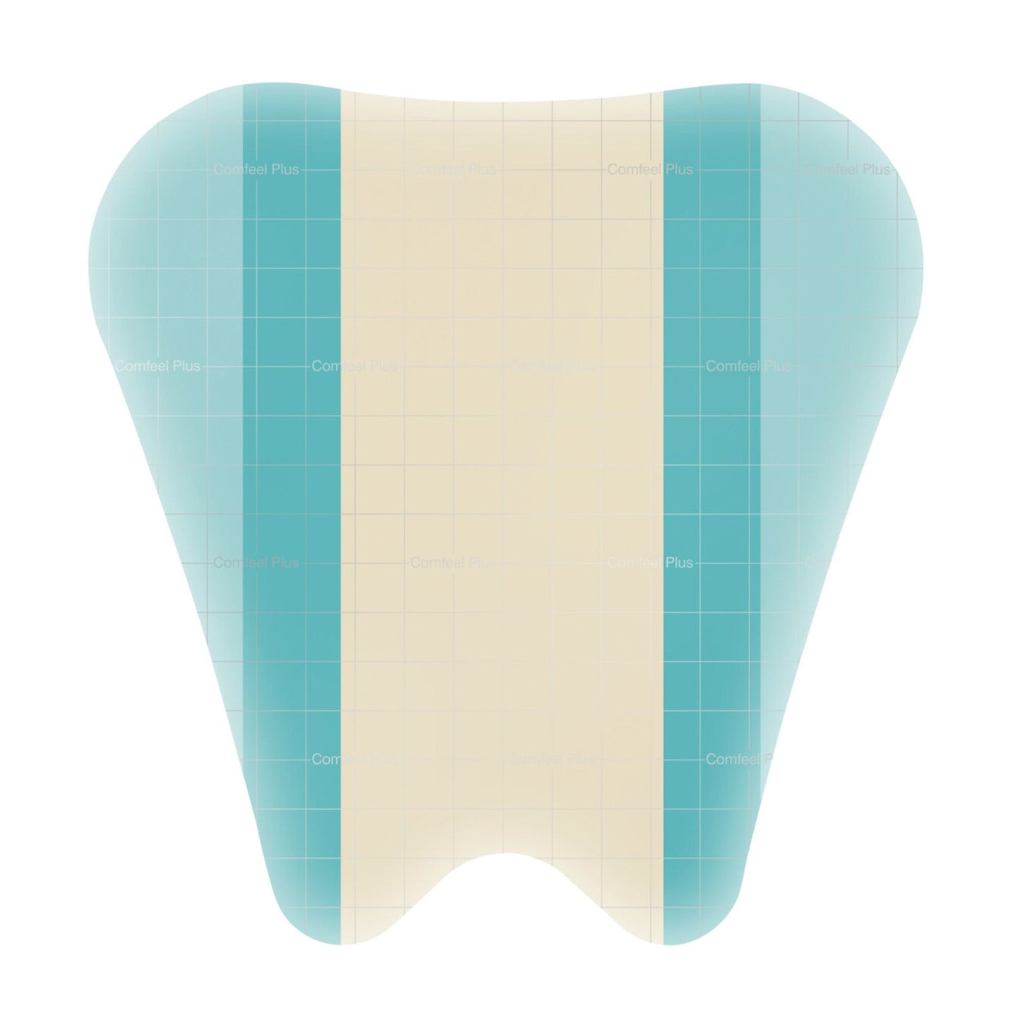 Comfeel Plus Ulcer Hydrocolloid Dressing, 7 x 8 Inch Sacral