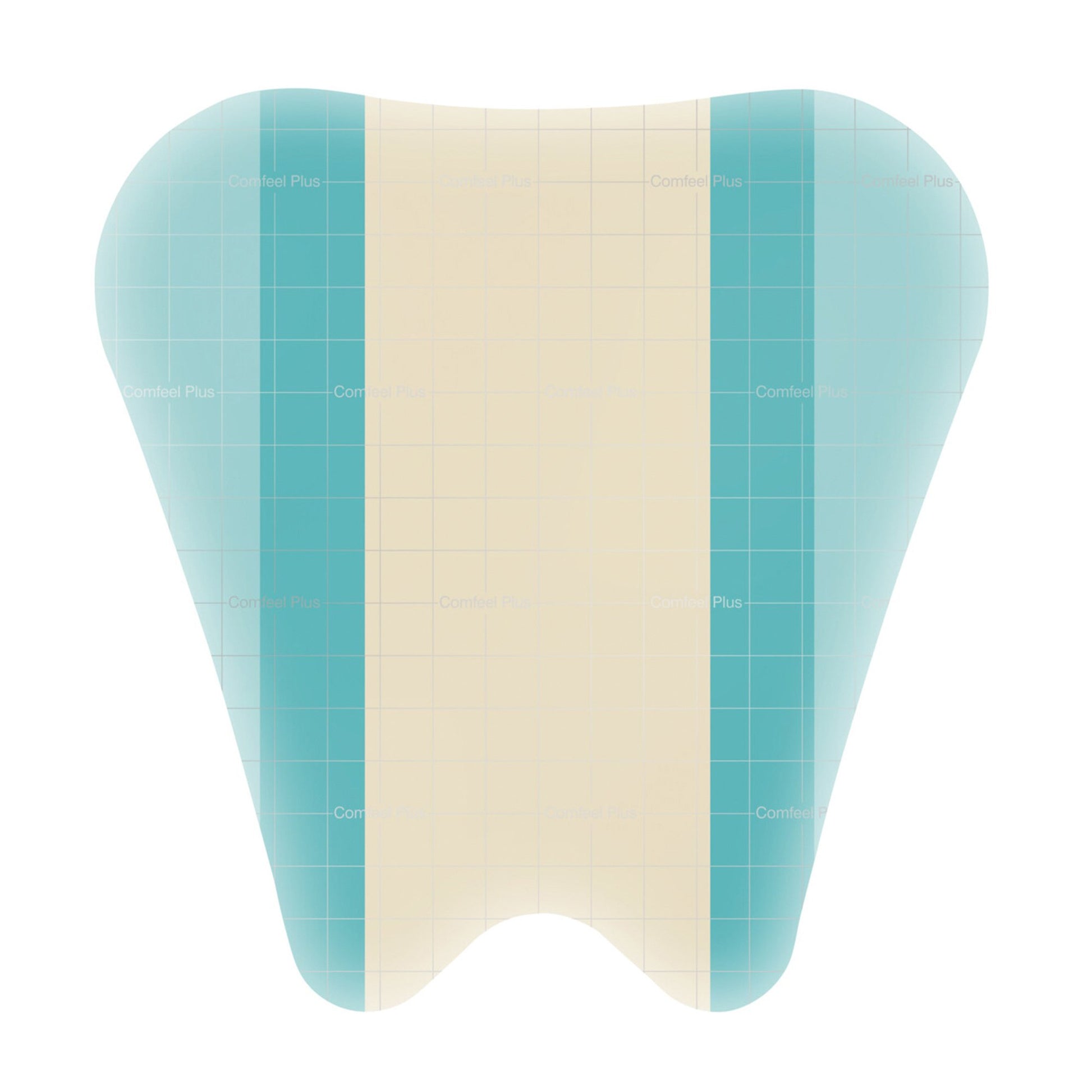 Comfeel Plus Ulcer Hydrocolloid Dressing, 7 x 8 Inch Sacral