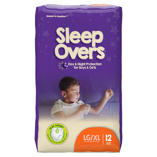 Cuties Sleep Overs Absorbent Underwear, Large / Extra Large