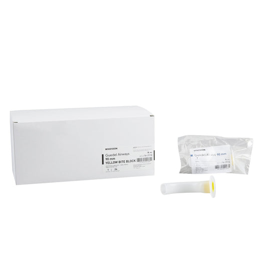 McKesson Guedel Oropharyngeal Airway, Size 4, 90mm Length, ISO 9