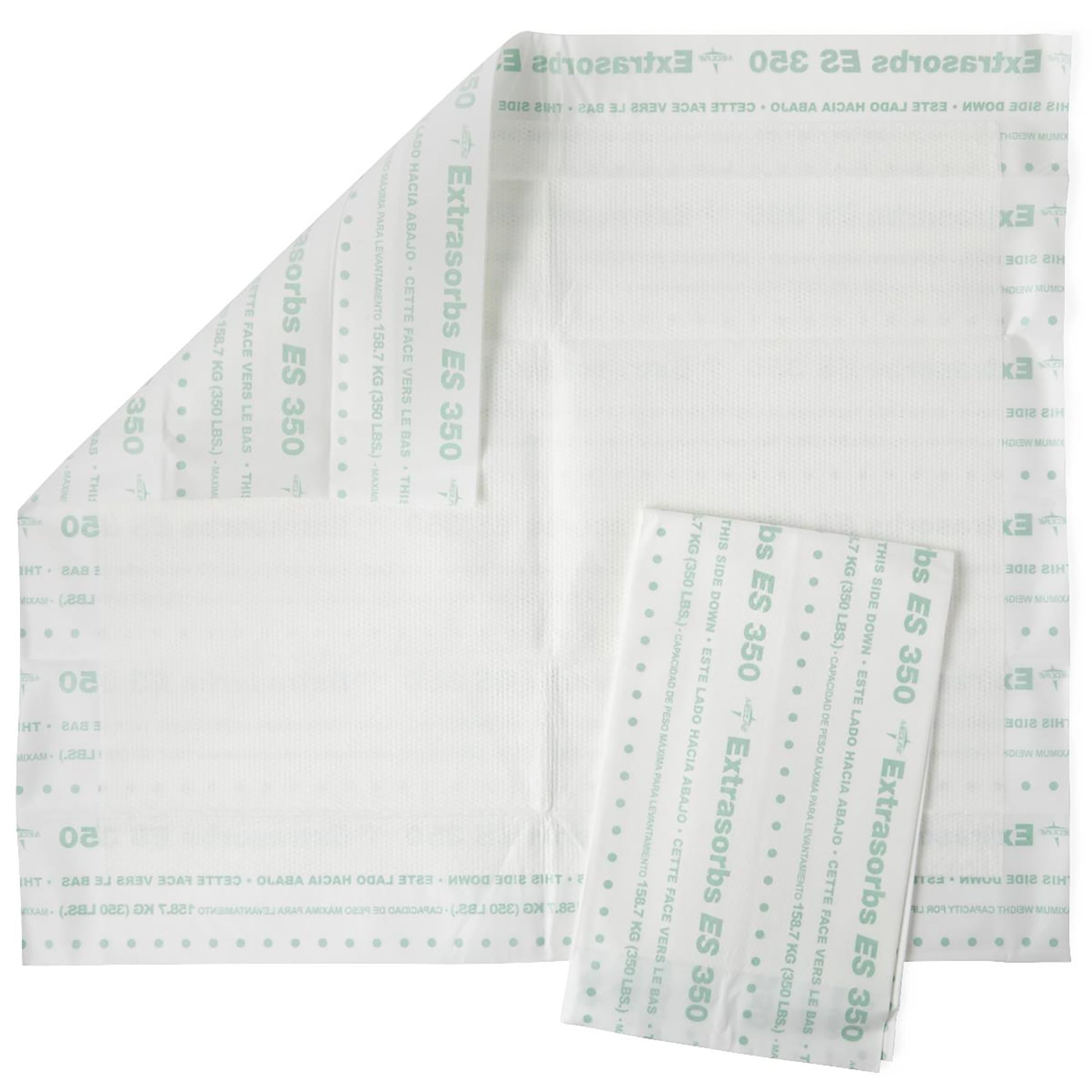 Disposable Underpad Ultrasorbs Advanced Low Air Loss and Repositioning 30 X 36 Inch Super Absorbent Polymer Heavy Absorbency