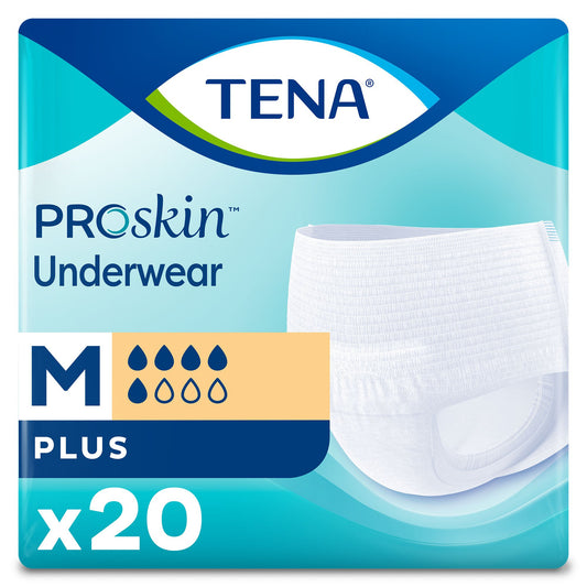 Tena ProSkin™ Plus Fully Breathable Absorbent Underwear, Medium