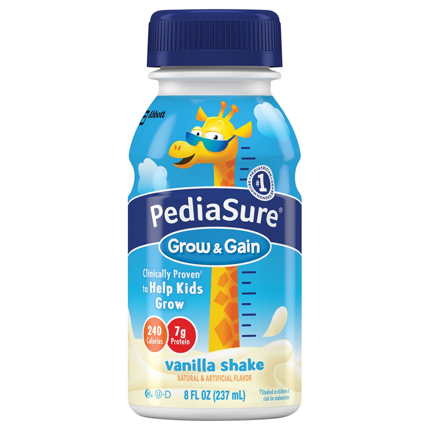 PediaSure Grow & Gain Vanilla Shake, 8-ounce bottle