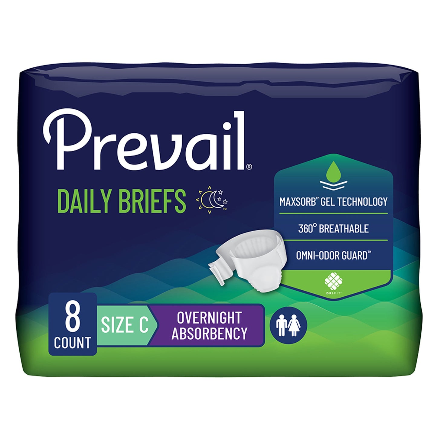 Prevail Bariatric Ultimate Absorbency Incontinence Brief, Size C