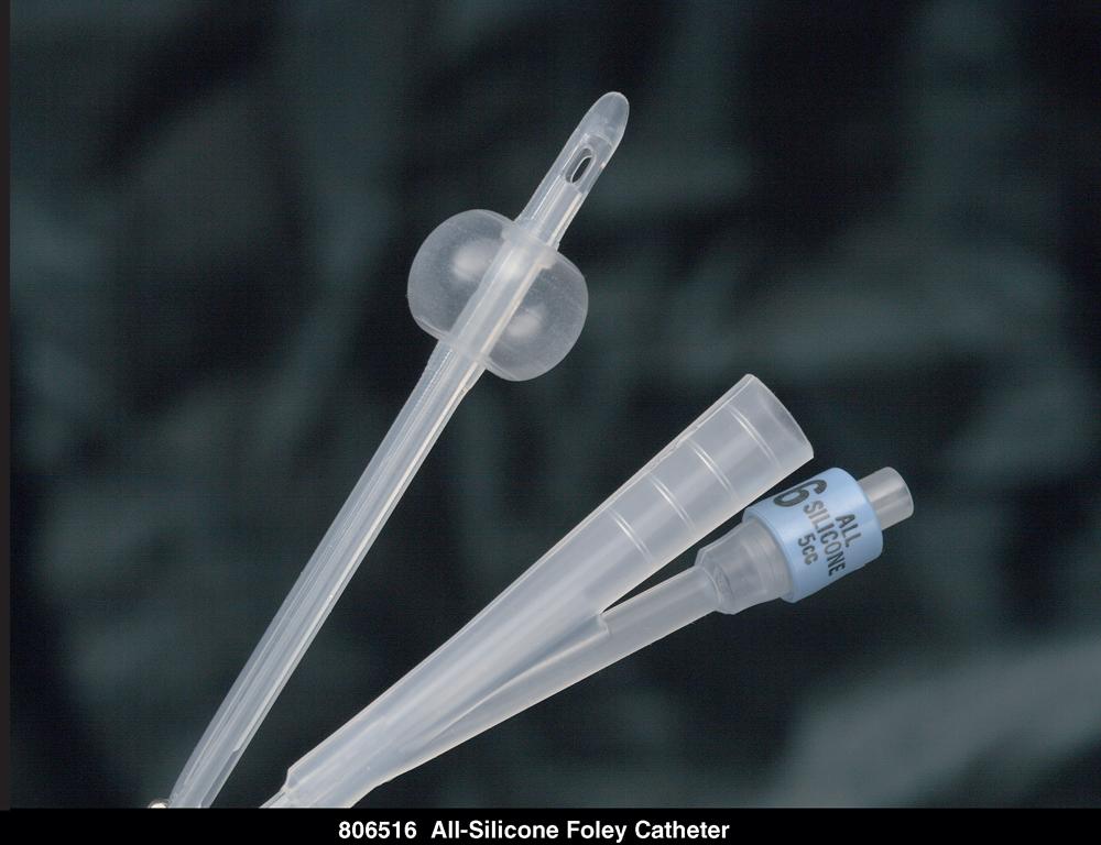 Bardia Foley Catheter, 24 Fr., 30 cc, Silicone