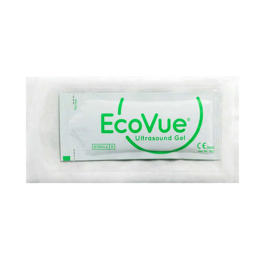 Ultrasound Gel EcoVue Medium Viscosity 25 Gram Packet OR Sterile