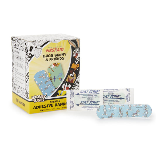 Looney Tunes™ Stat Strip Bugs Bunny /Daffy Duck Adhesive Strip, x 3 Inch
