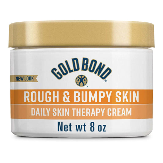 Hand and Body Moisturizer Gold Bond Rough and Bumpy Skin 8 oz. Jar Unscented Cream