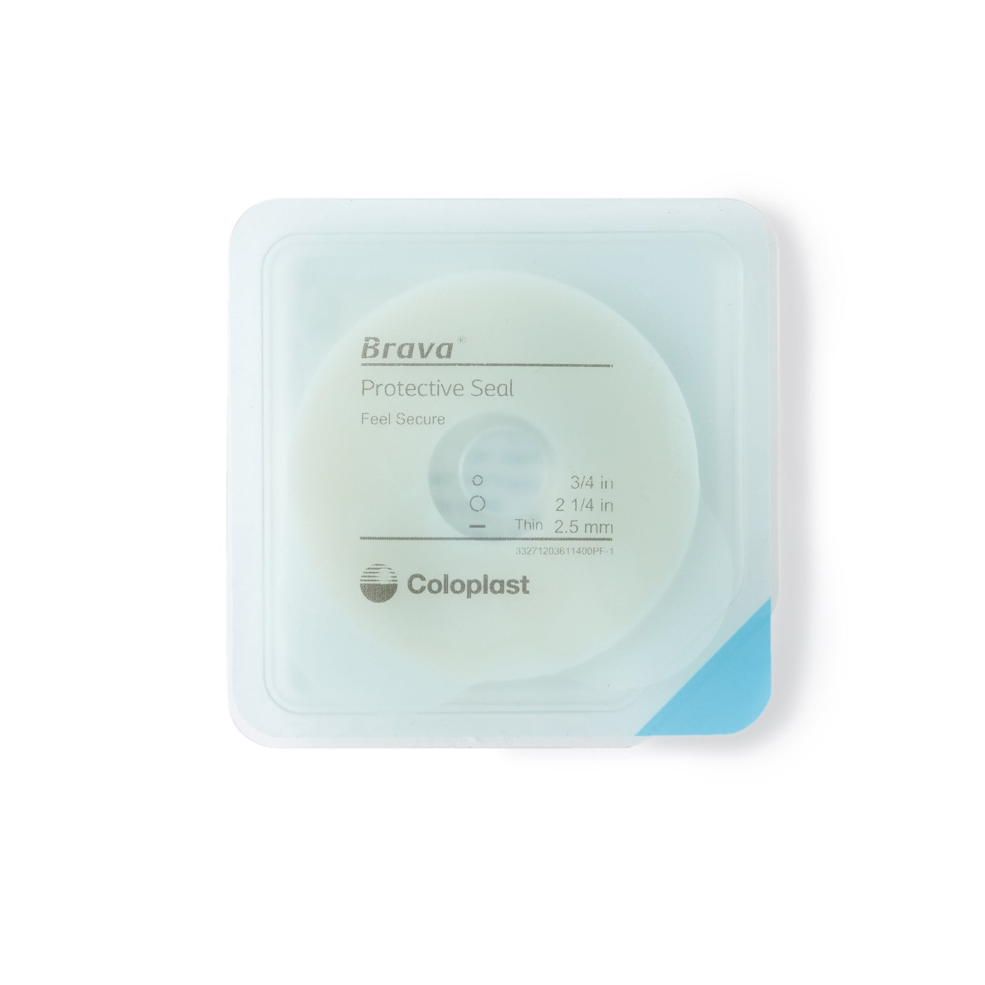 Ostomy Seal Brava Thin 3/4 Inch (18mm) Stoma 2-1/4 Inch (57 mm) For Use with Ostomy Pouch