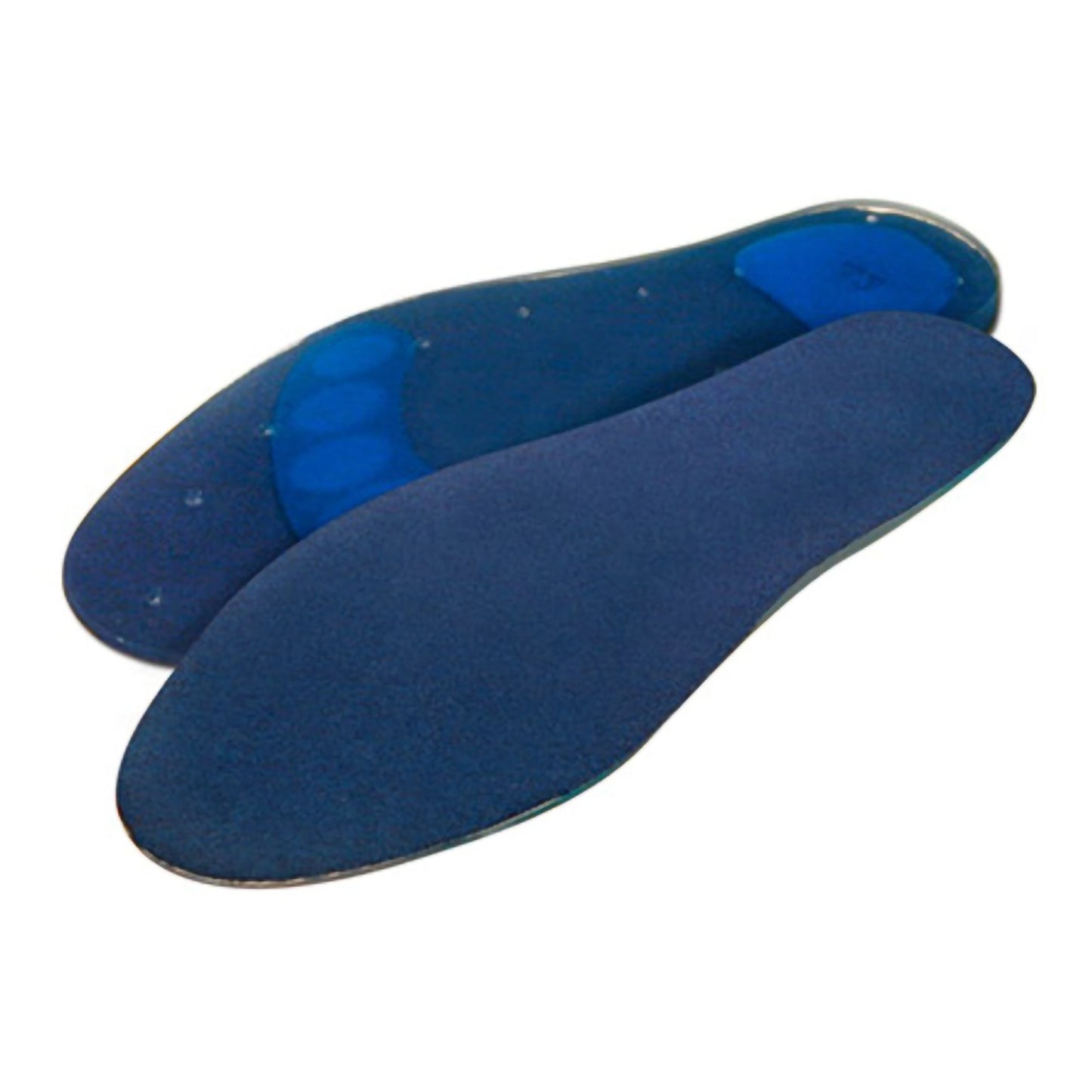 Insole GelStep Full Length Dual Density Silicone Men 11.5 to 12.5 Blue / White