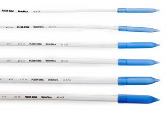 Thoracic Catheter Pleur-evac 16 Fr. Straight Style 18-3/8 Inch Length