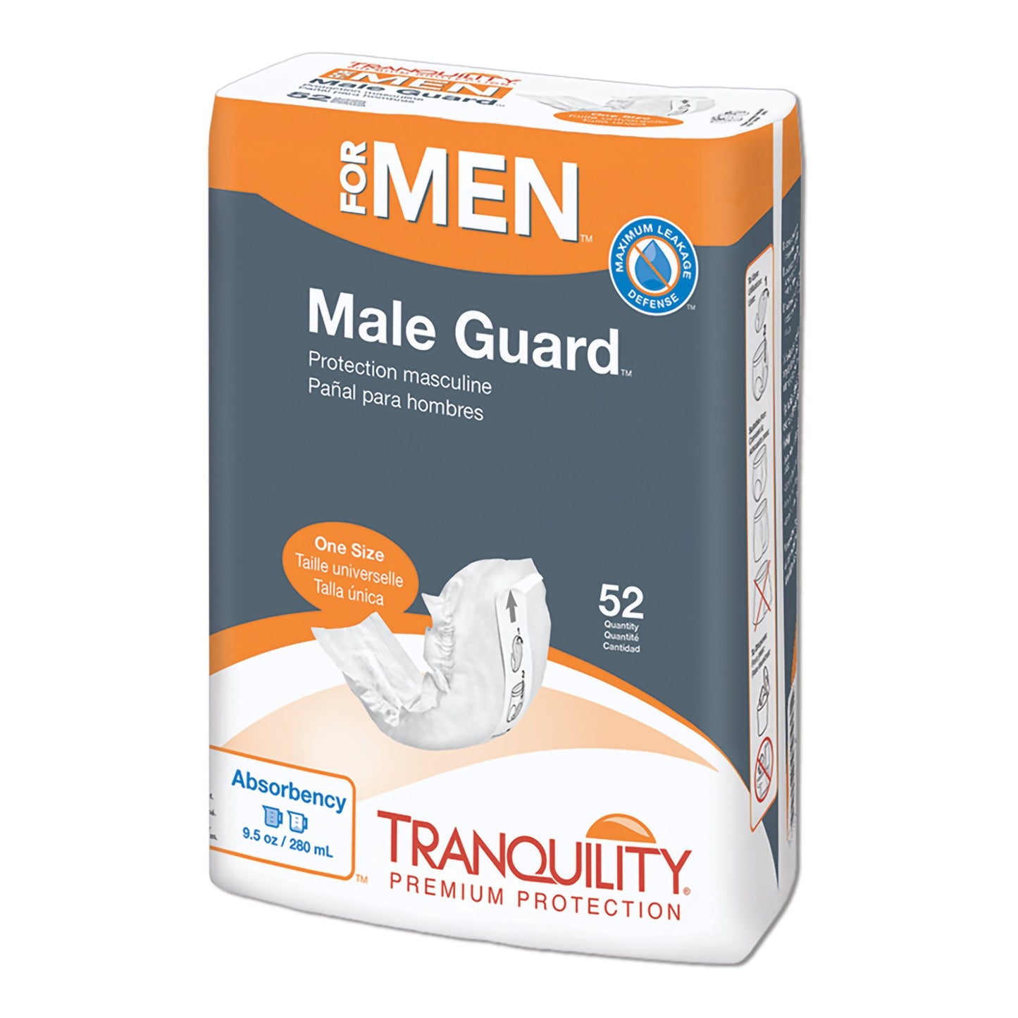 Tranquility Male Guard™ Bladder Control Pad, 12¼-Inch Length