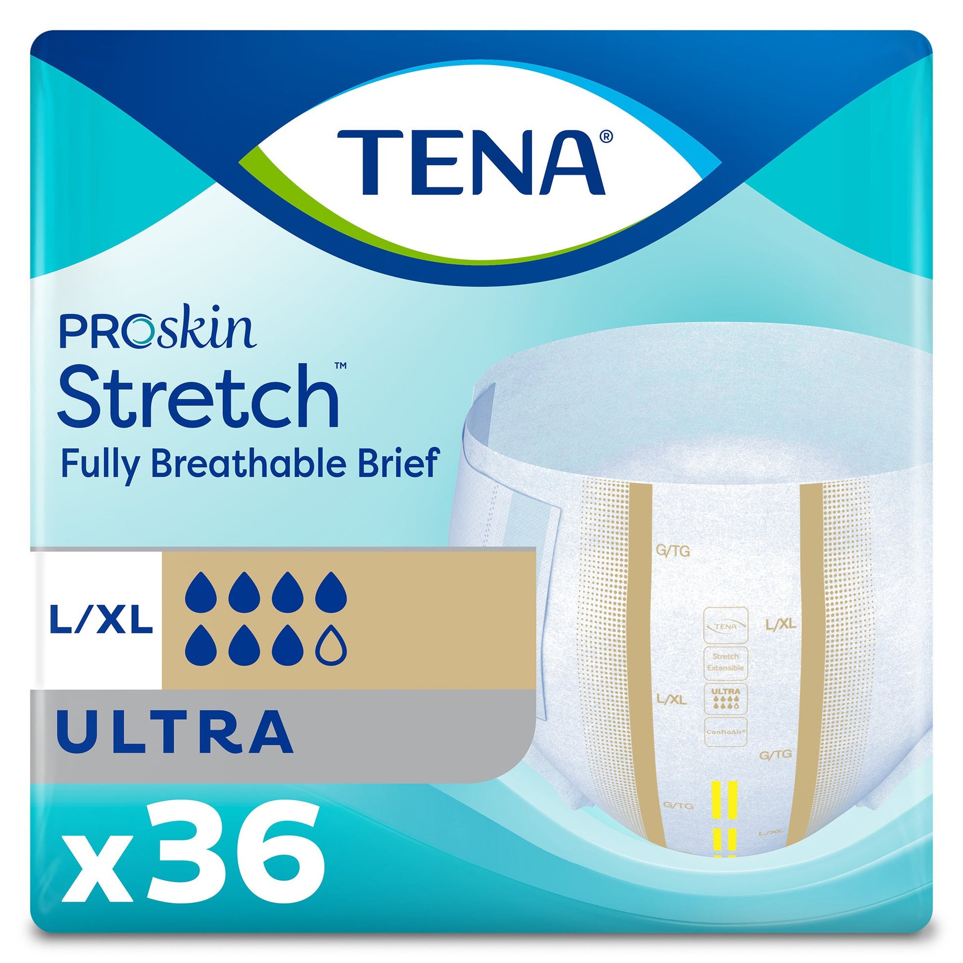 Tena ProSkin Stretch™ Ultra Incontinence Brief, Large / Extra Large
