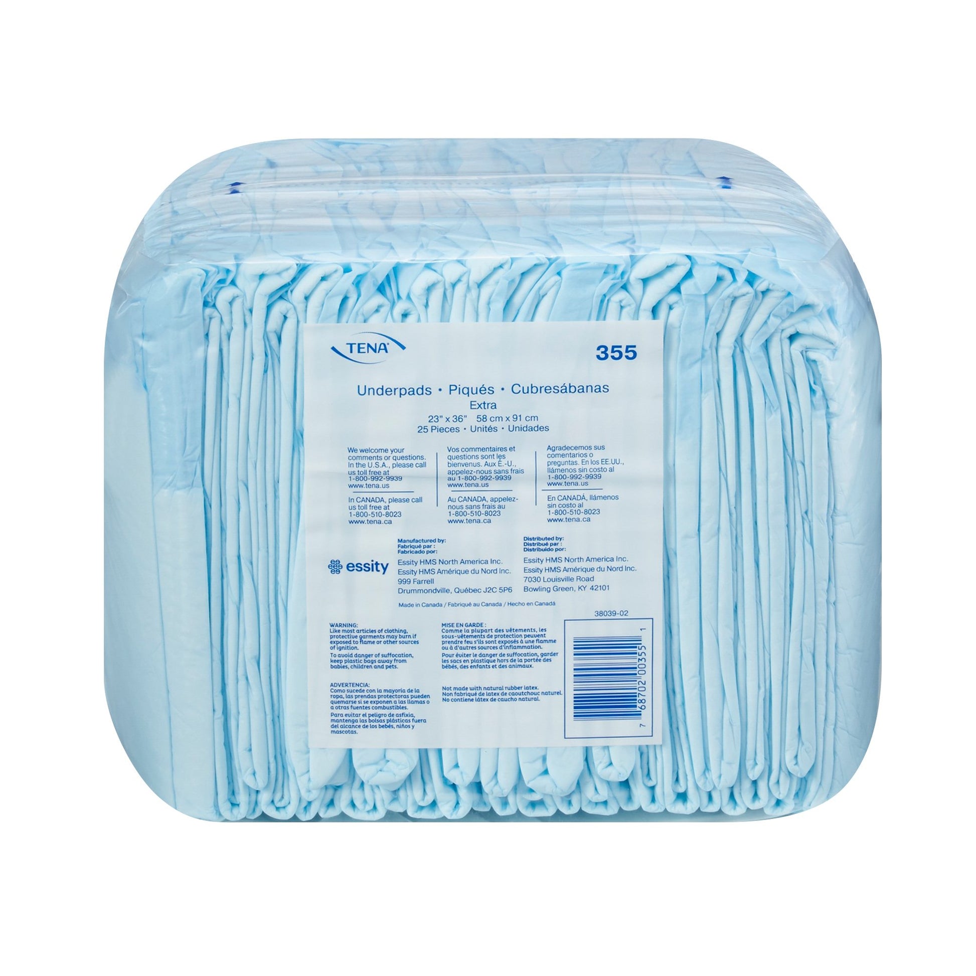 Tena Extra Absorbent Underpad, 23 x 36 Inch